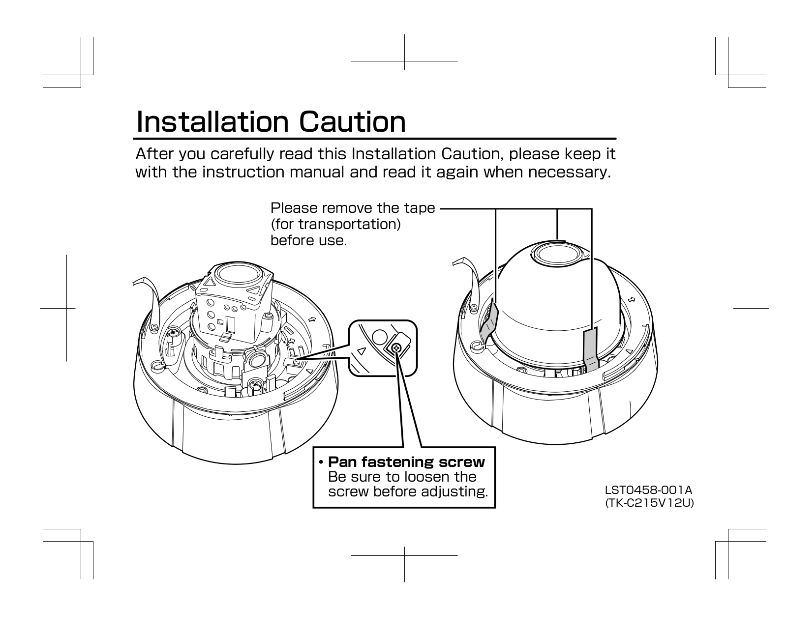 JVC TK-C215V12V, TK-C215V12U User Manual