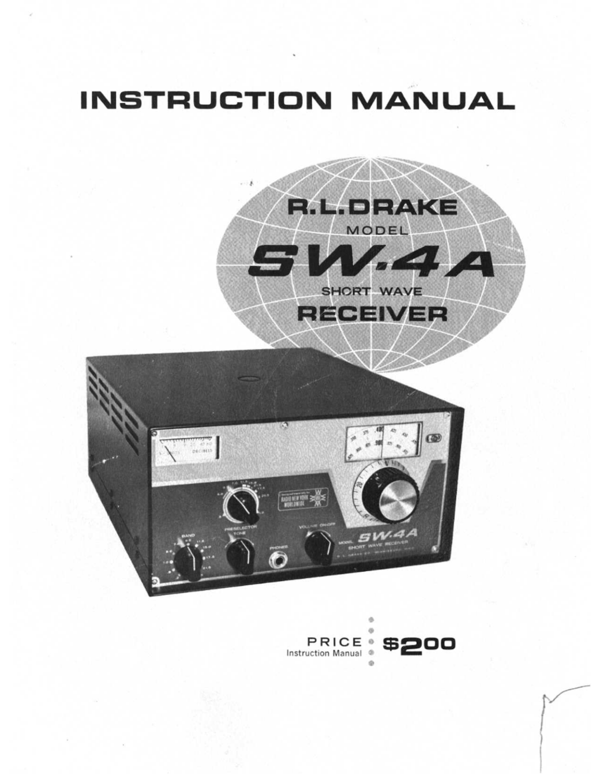 DRAKE SW-4 User Manual