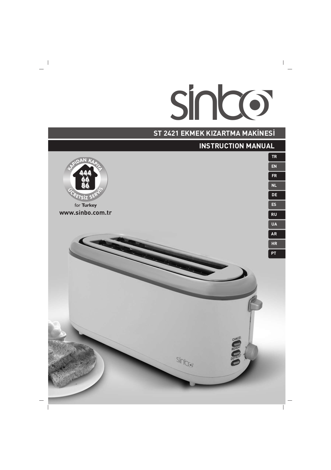 Sinbo ST 2421 User Manual