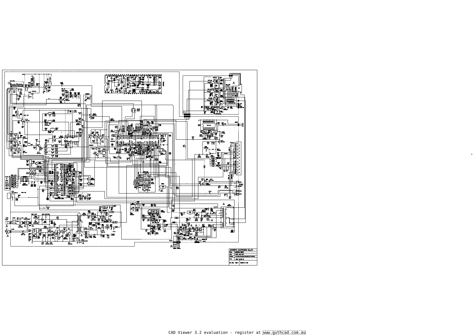 Skyworth 3T01-3T20 Schematic