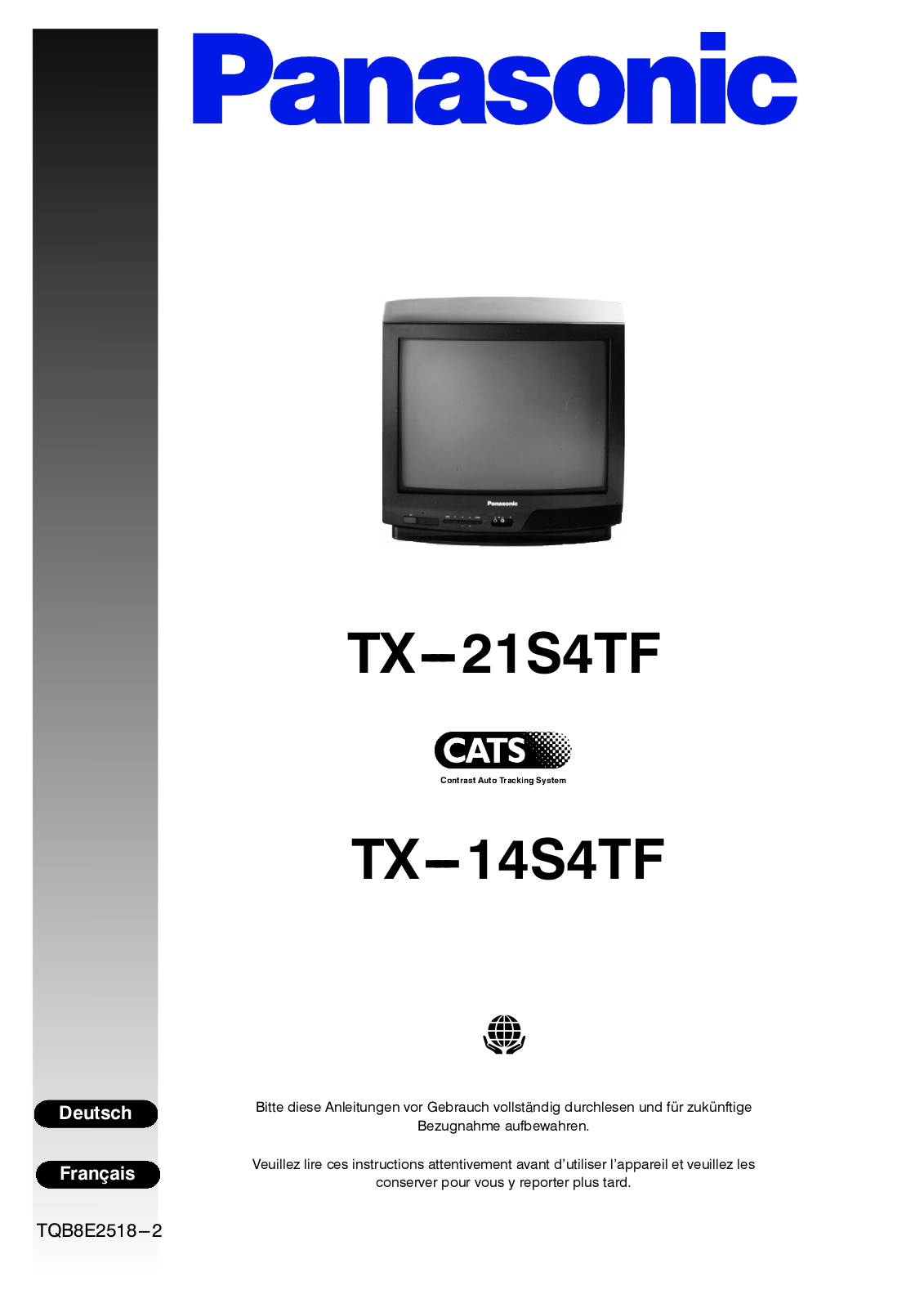 PANASONIC TX-21S4TF, TX-14S4TF User Manual