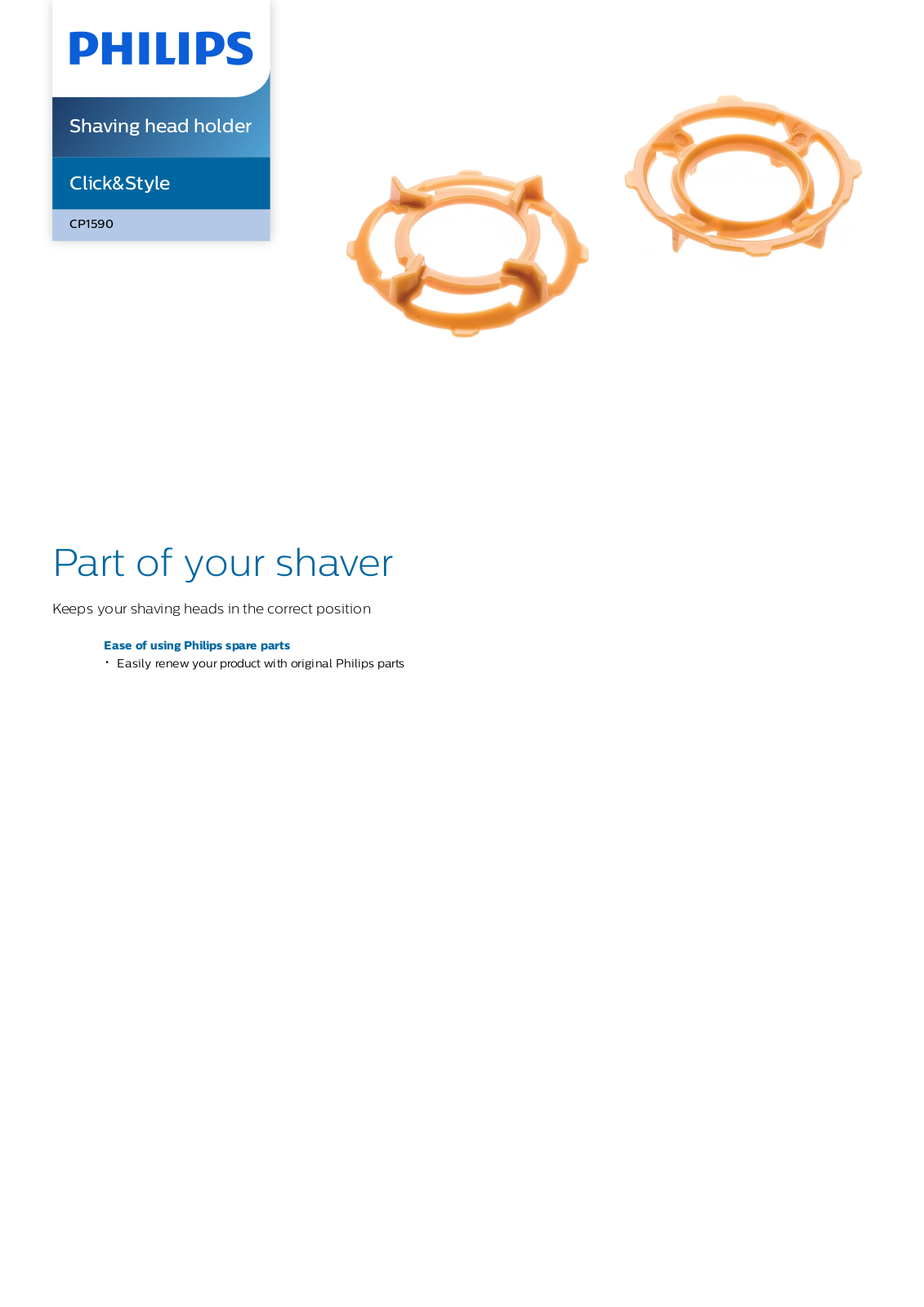 Philips CP1590/01 leaflet - ManualMachine.com