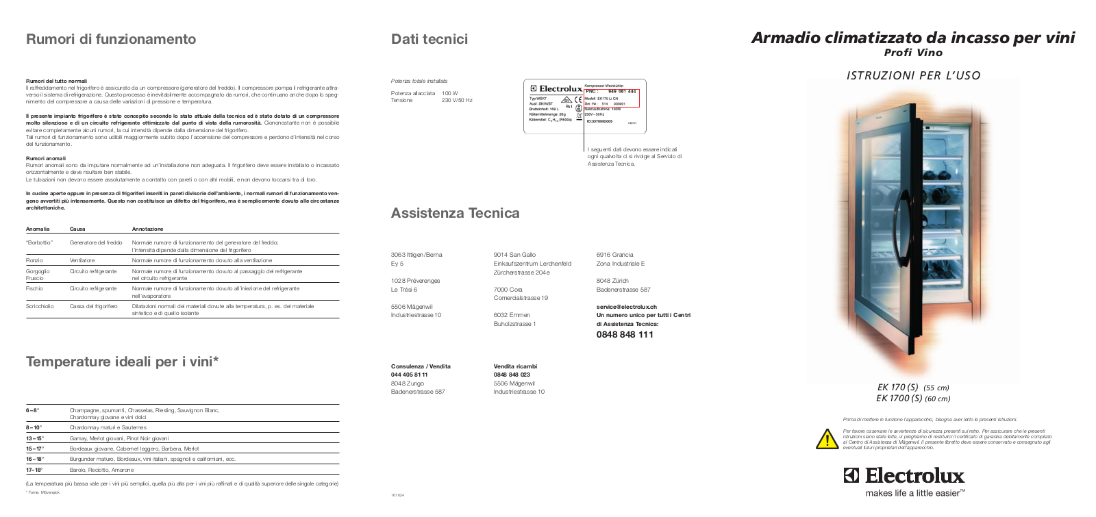 AEG EK17010SLI, EK170010SLI User Manual