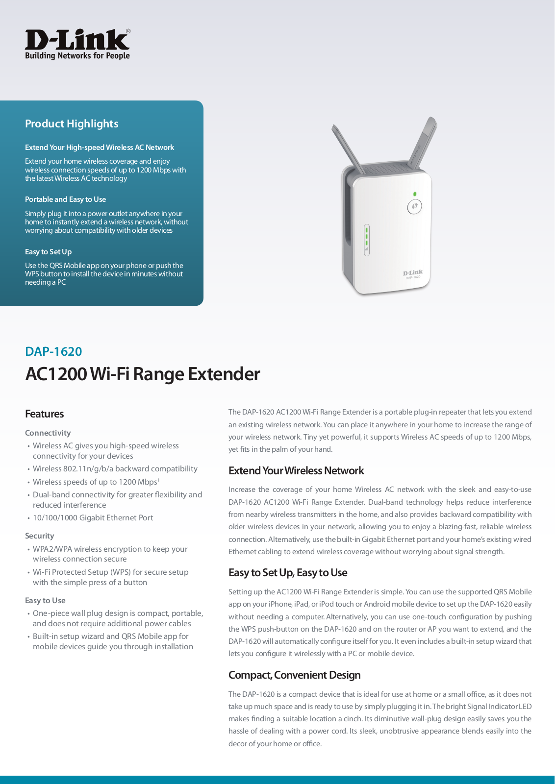 D-Link DAP-1620 User Manual