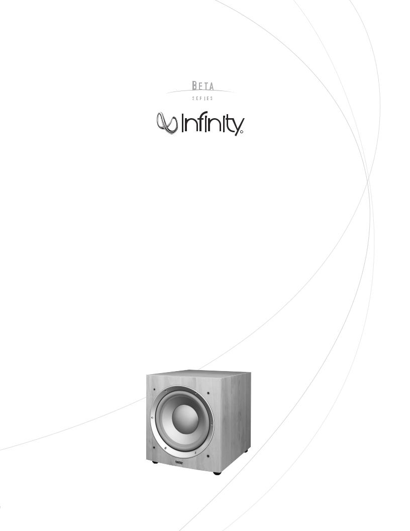 Infinity SW-12 User Manual