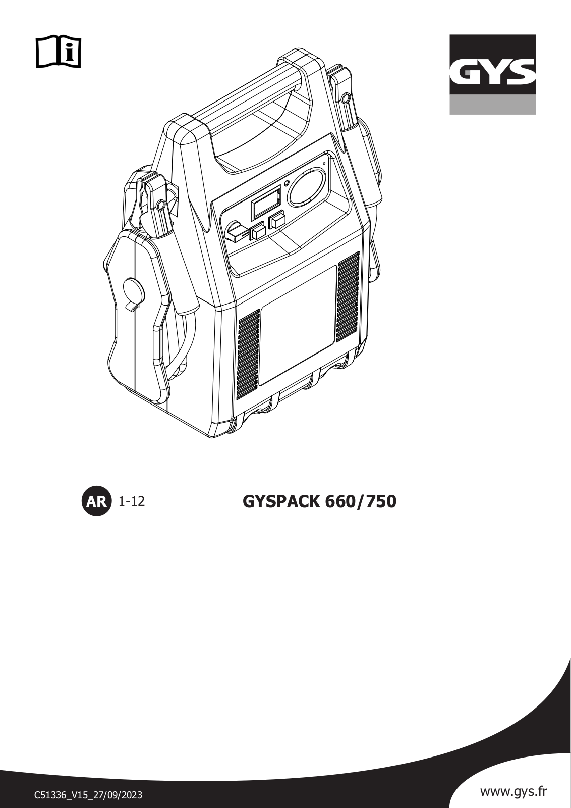 GYS GYSPACK 660, GYSPACK 750 User guide - ManualMachine.com
