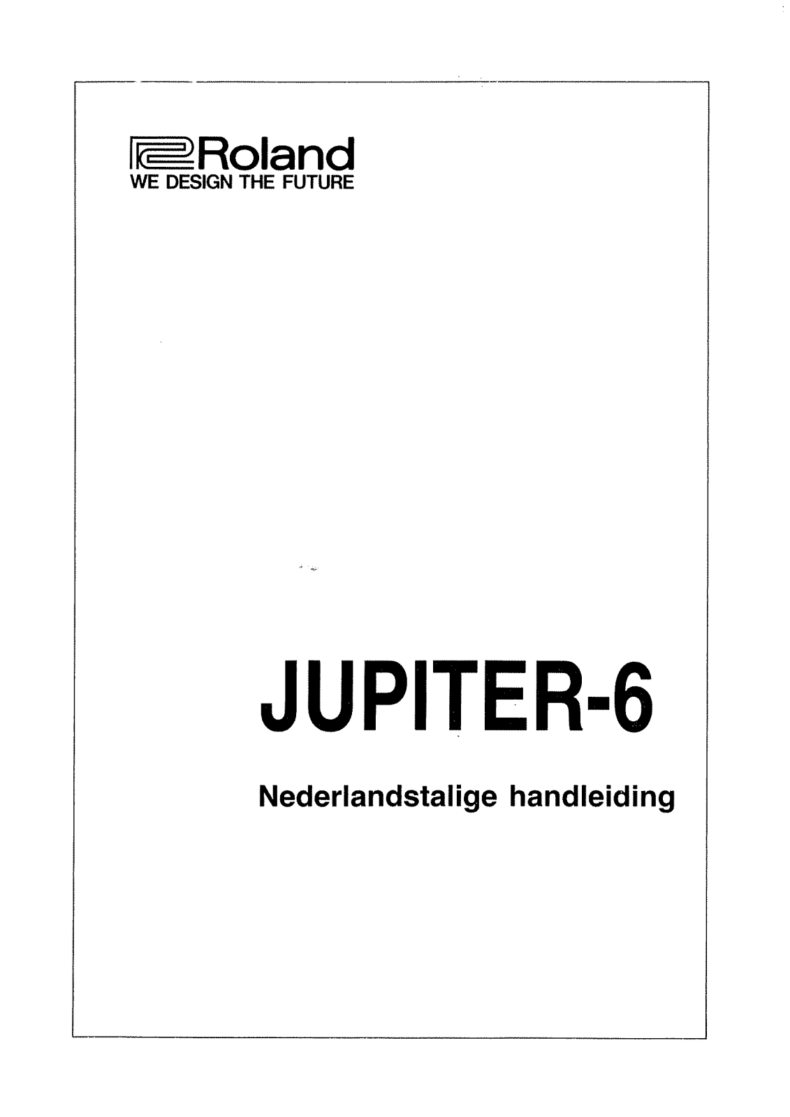 Roland JUPITER-6 SERVICE Manual