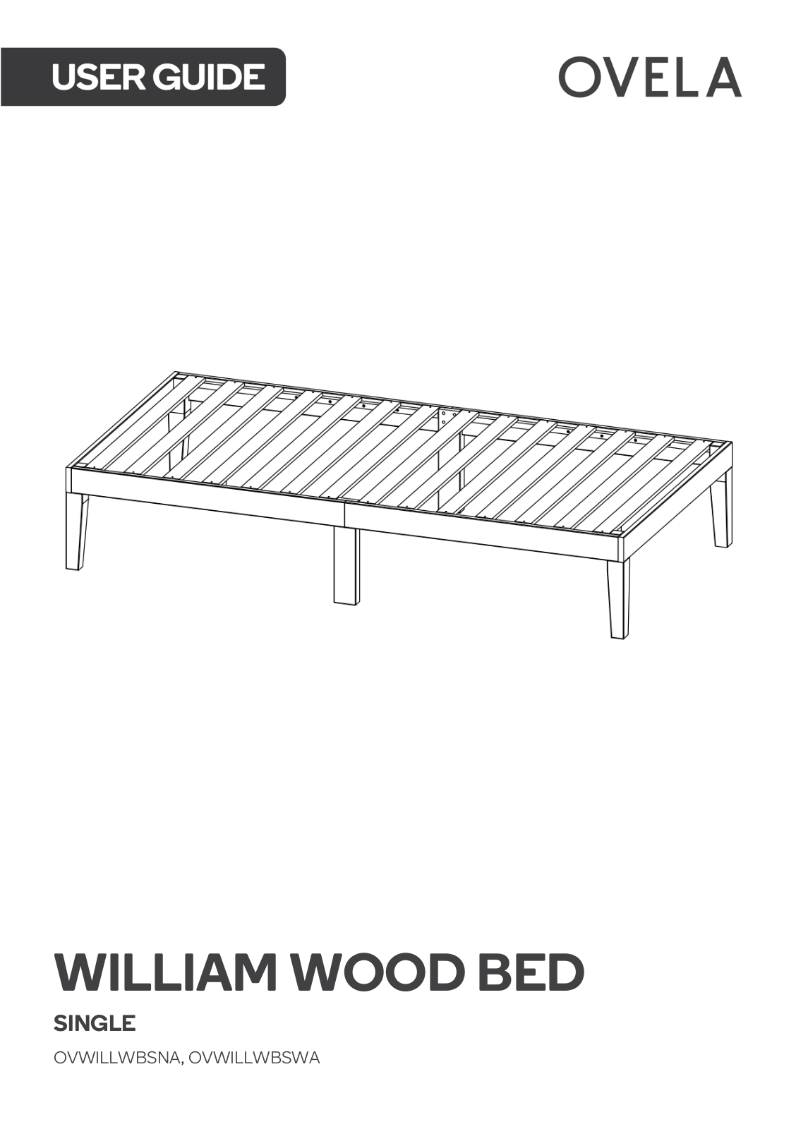 Ovela OVWILLWBSNA, OVWILLWBSWA User guide - ManualMachine.com