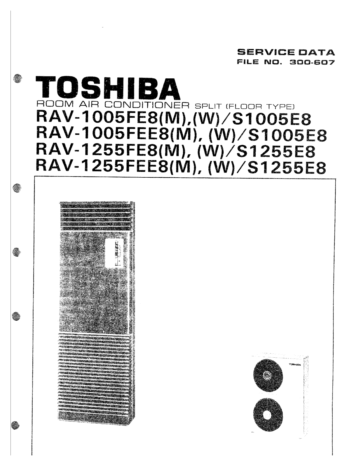 Toshiba RAV-S1005SE8 SERVICE MANUAL