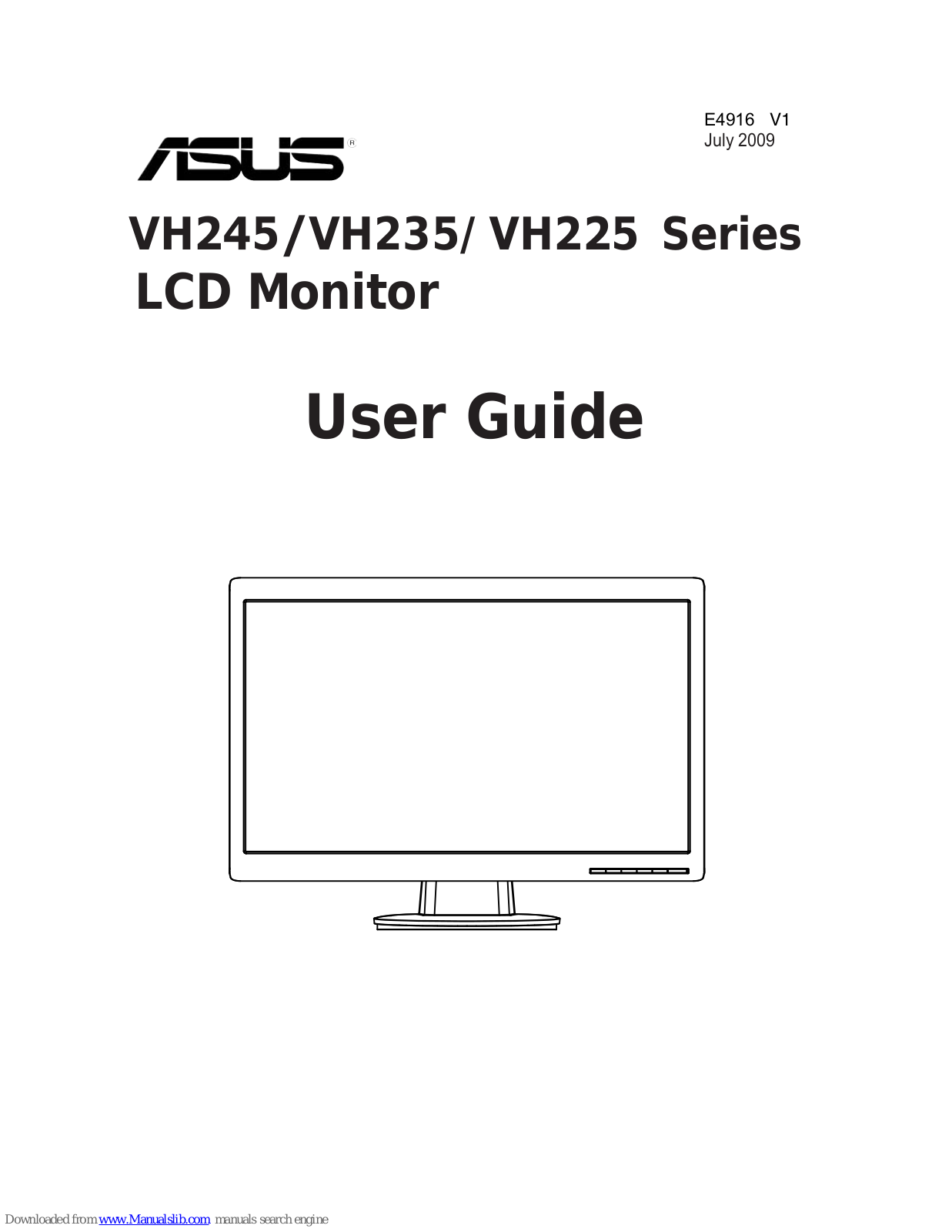Asus VH245, VH235, VH225 User Manual