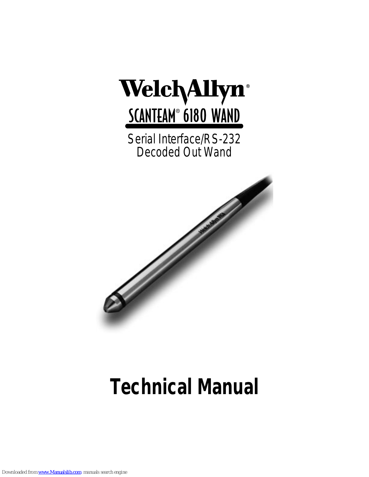 Welch Allyn 6180 Technical Manual