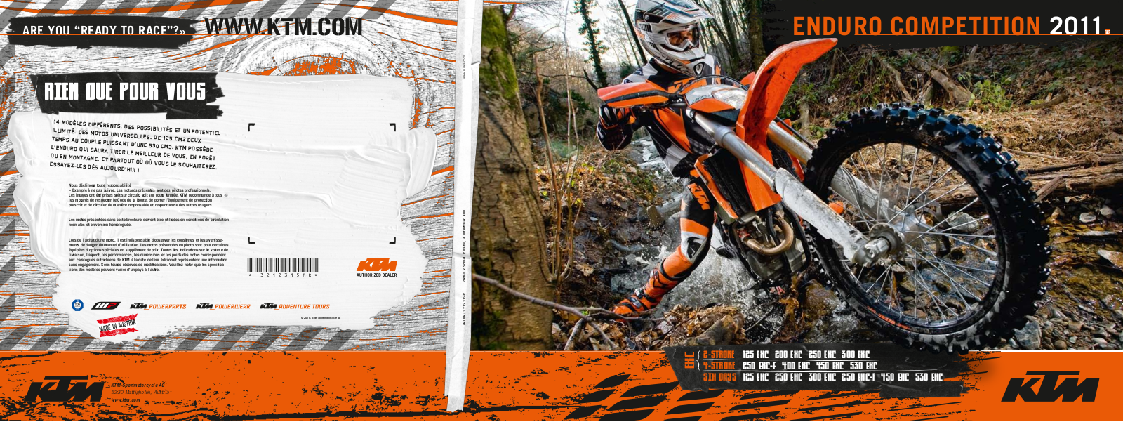 Ktm 125 EXC, 300 EXC, 250 EXC-F, 250 EXC, 400 EXC User Manual