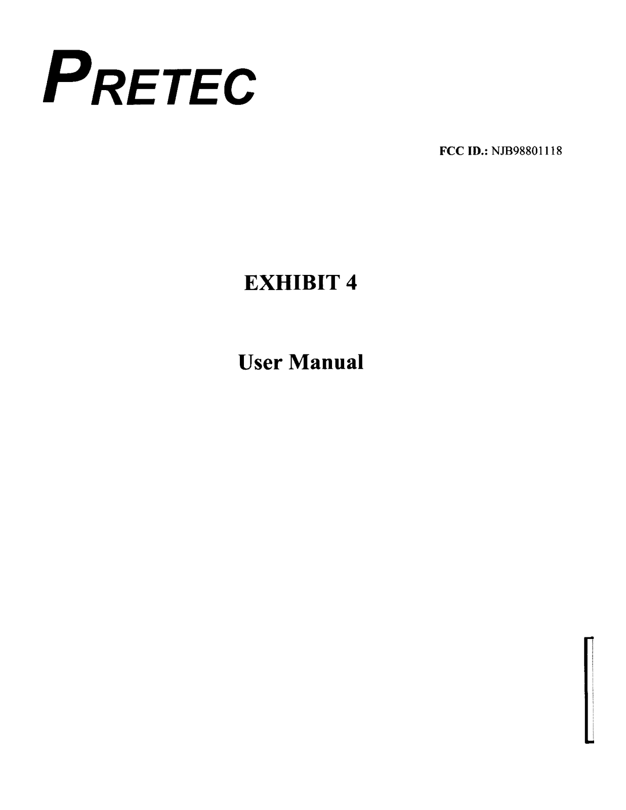 Pretec 98801118 Users Manual - ManualMachine.com
