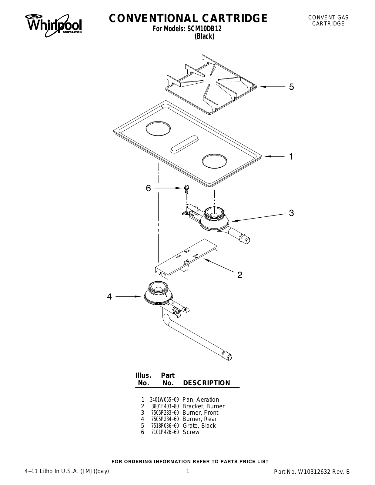 Whirlpool SCM10DB User Manual