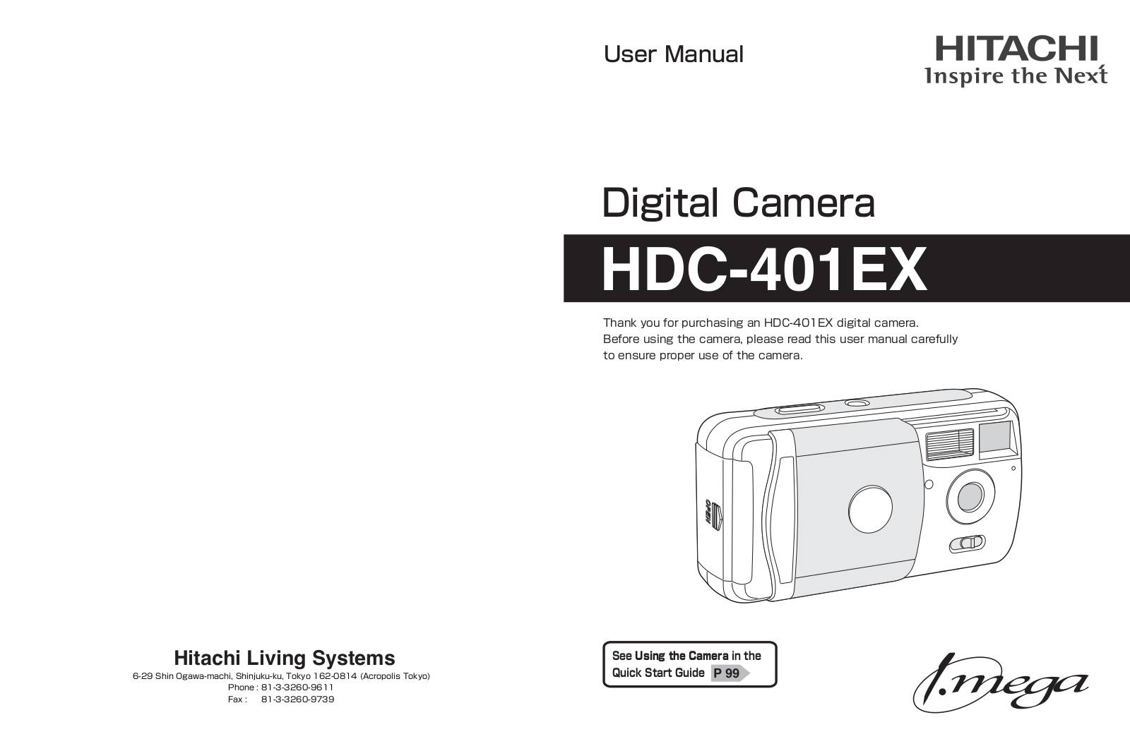 Hitachi hdc-401ex User Manual