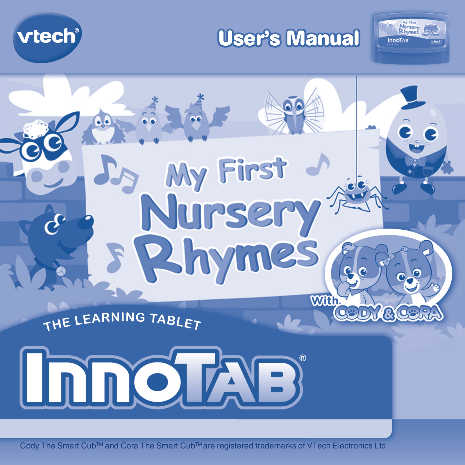 VTech My First Nursery Rhymes Owner's Manual