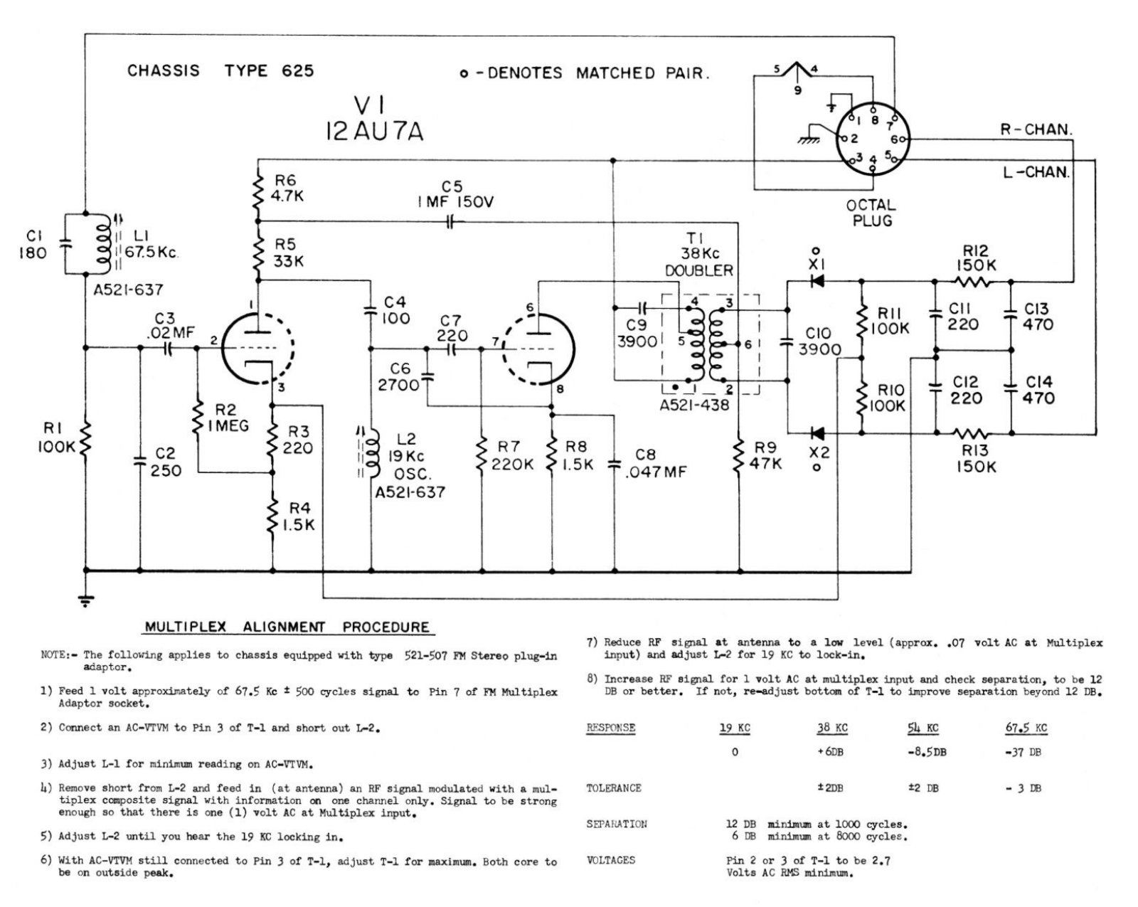 Magnan Audio Cables 625-MPX Schematic