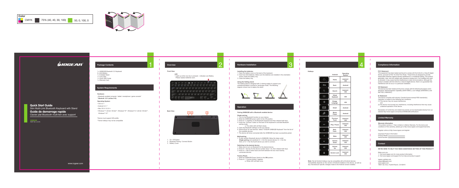 ATEN Technology IOGEAR GKB632B Users Manual