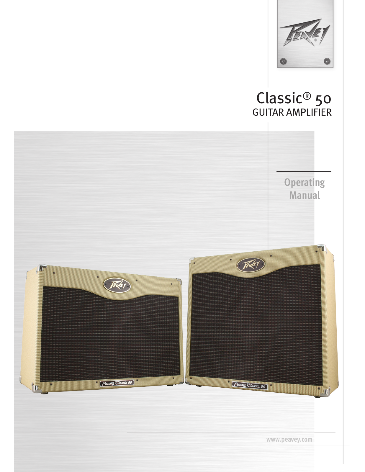 Peavey Classic 50 410 Users Manual