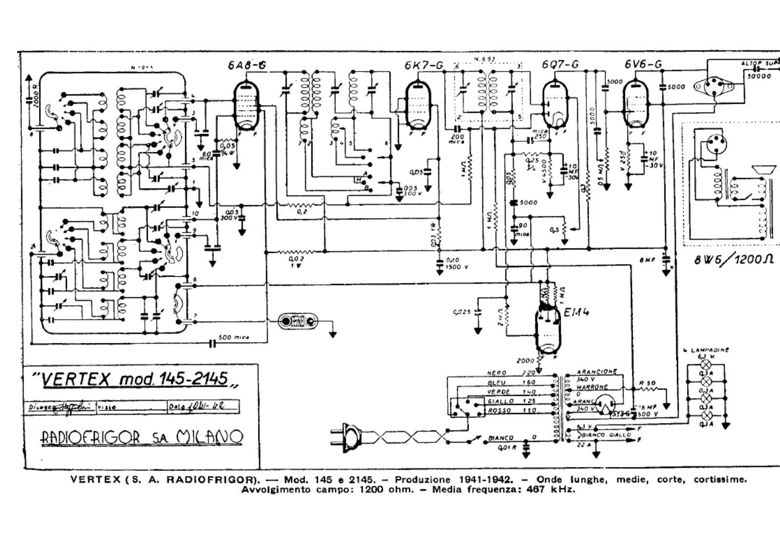 Vertex frigor 145, frigor2145 schematic - ManualMachine.com