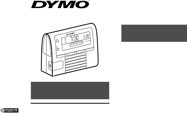 Dymo Electronic Date Time Stamper User Manual