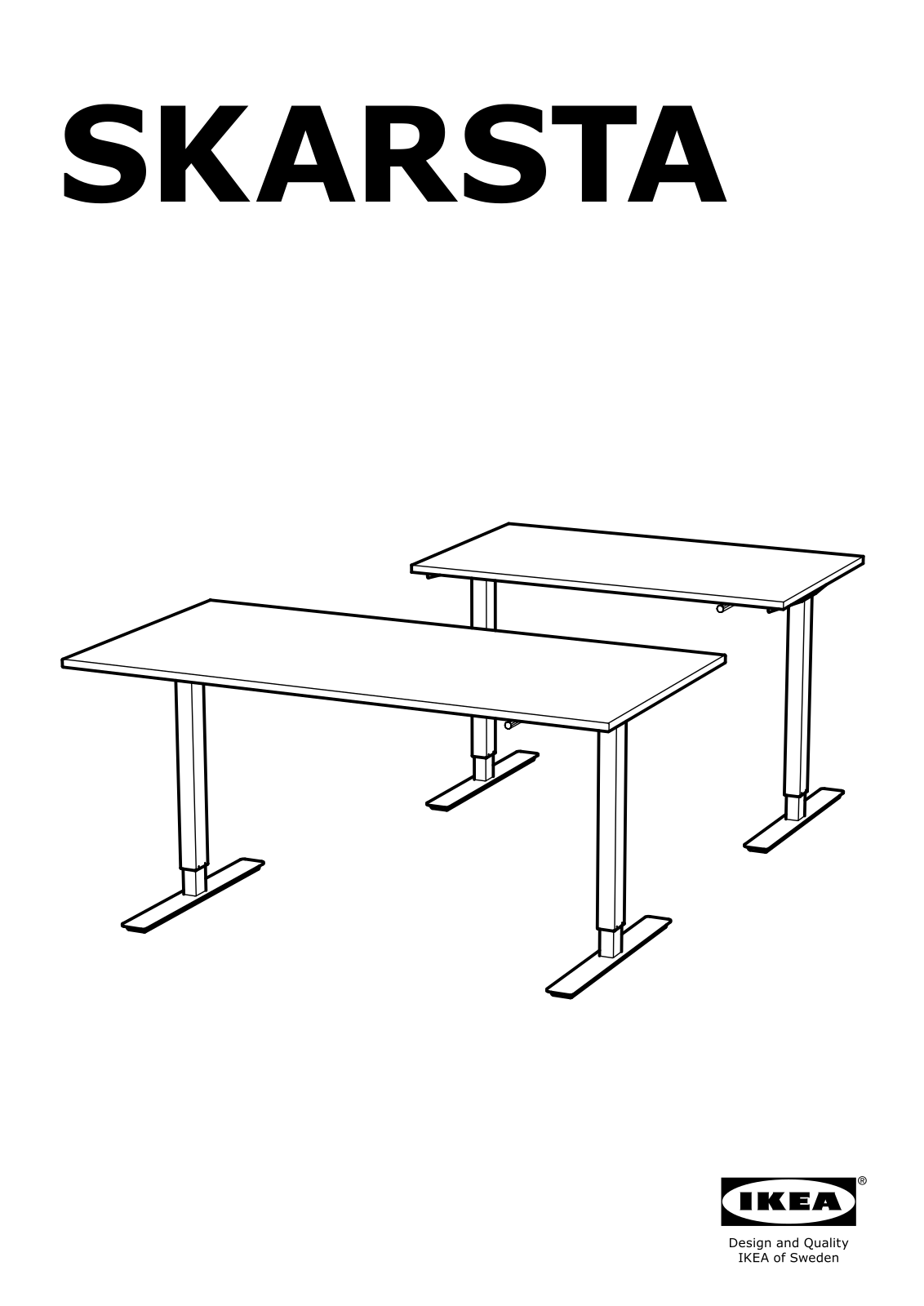 IKEA SKARSTA User Manual