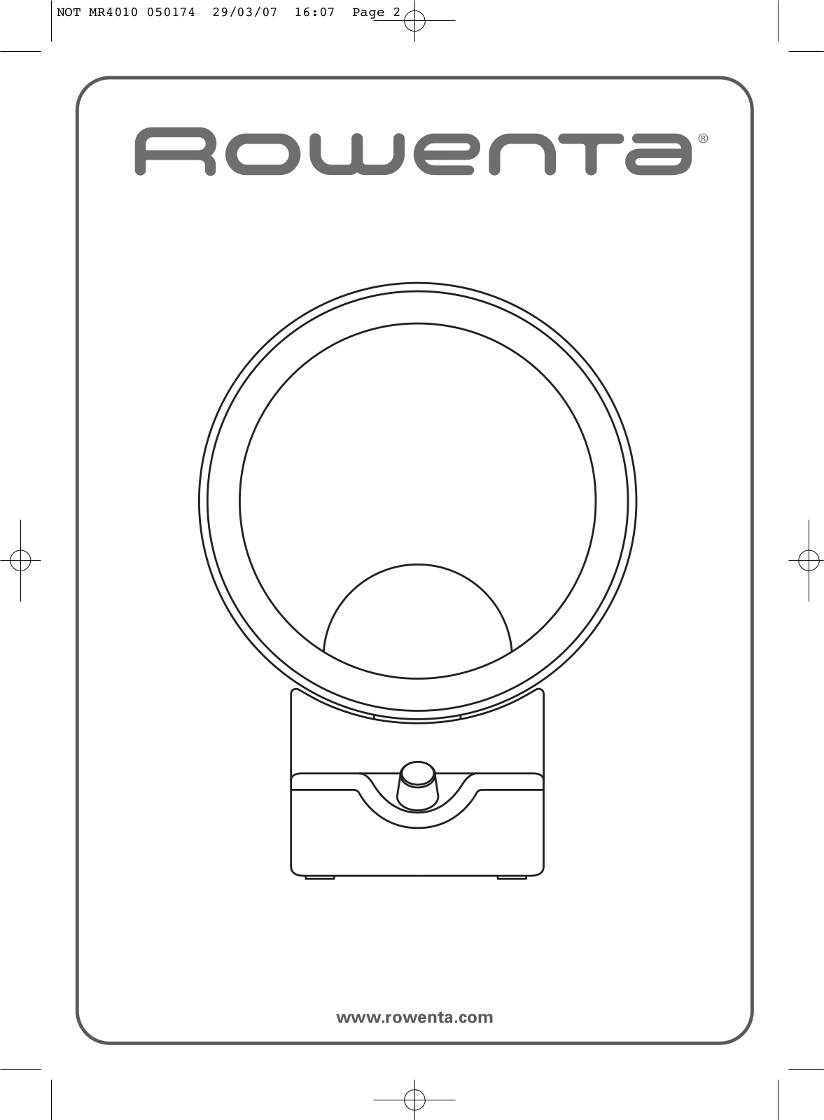 Rowenta MR 4011F0 User Manual