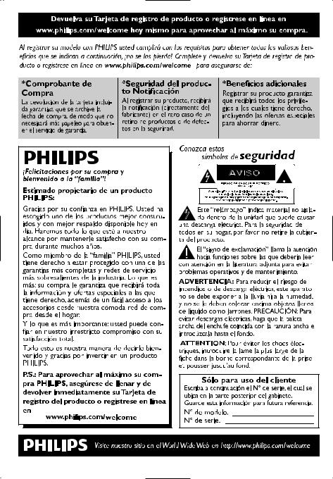 Philips AZ302 User Manual