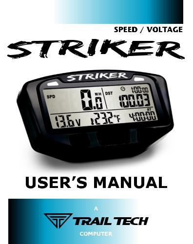 Trail tech Striker User Manual