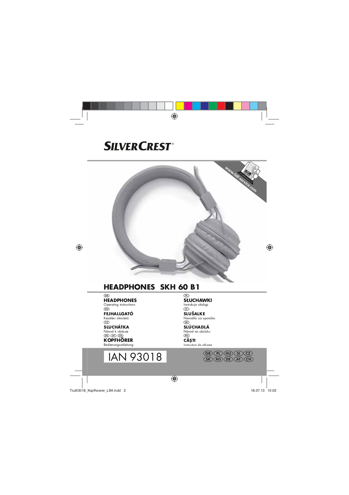 Silvercrest SKH 60 B1 User Manual