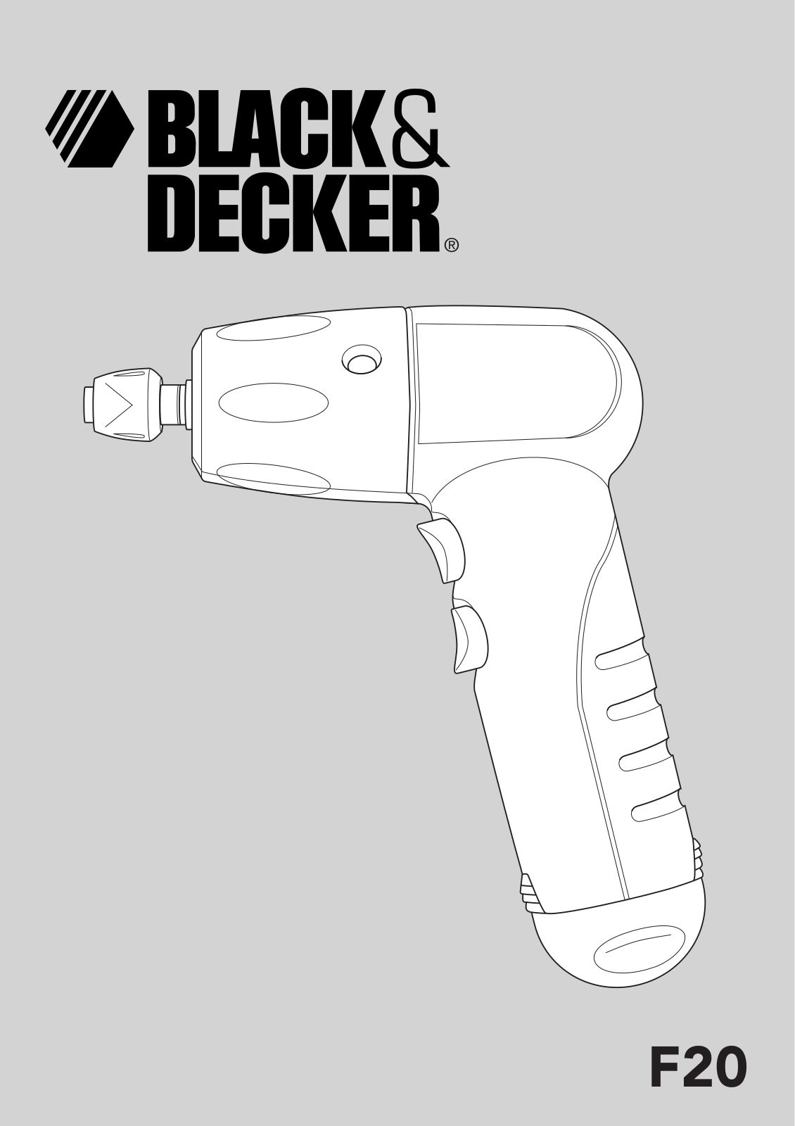 Black & Decker F20 Instruction Manual