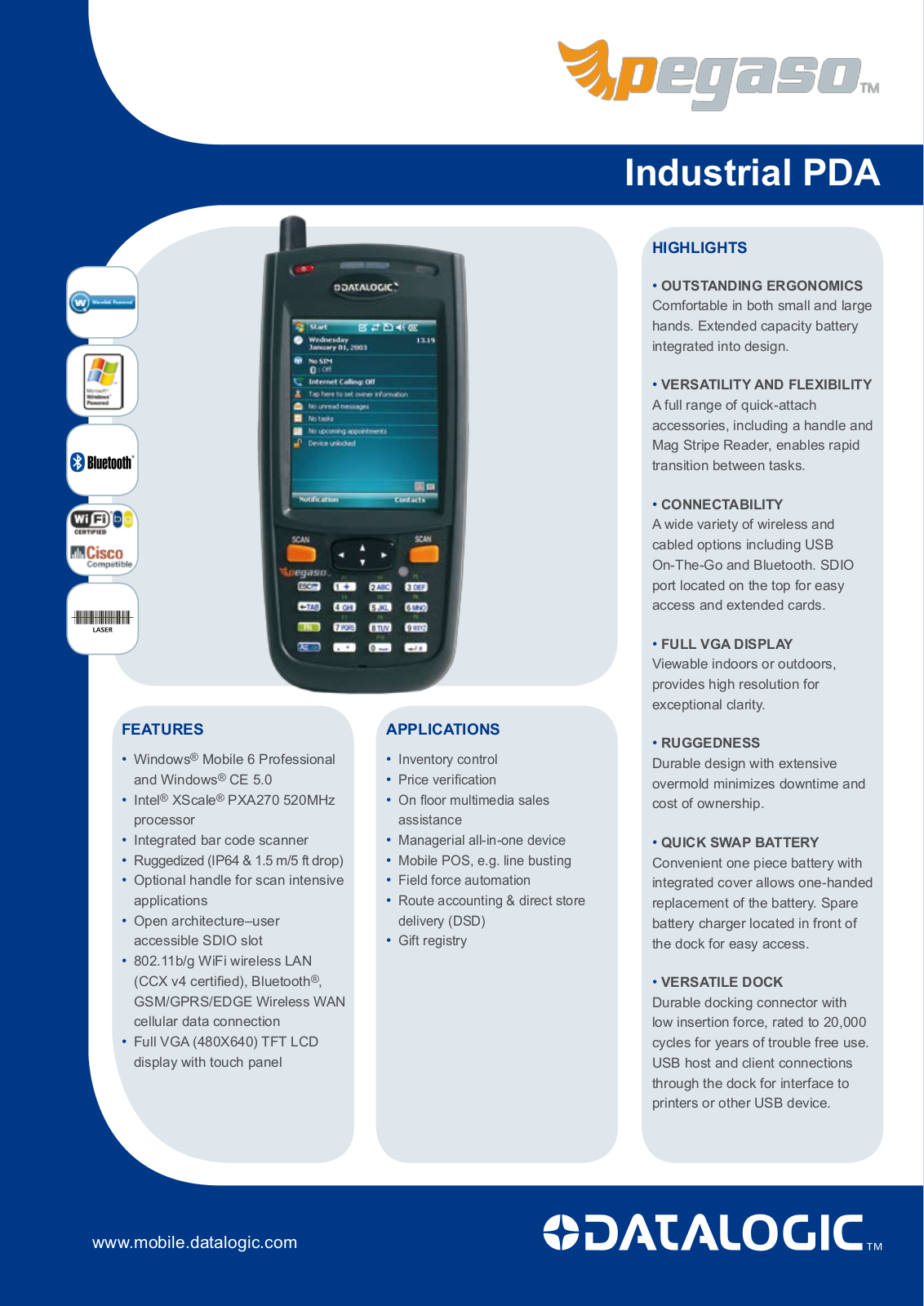 Datalogic Industrial PDA User Manual