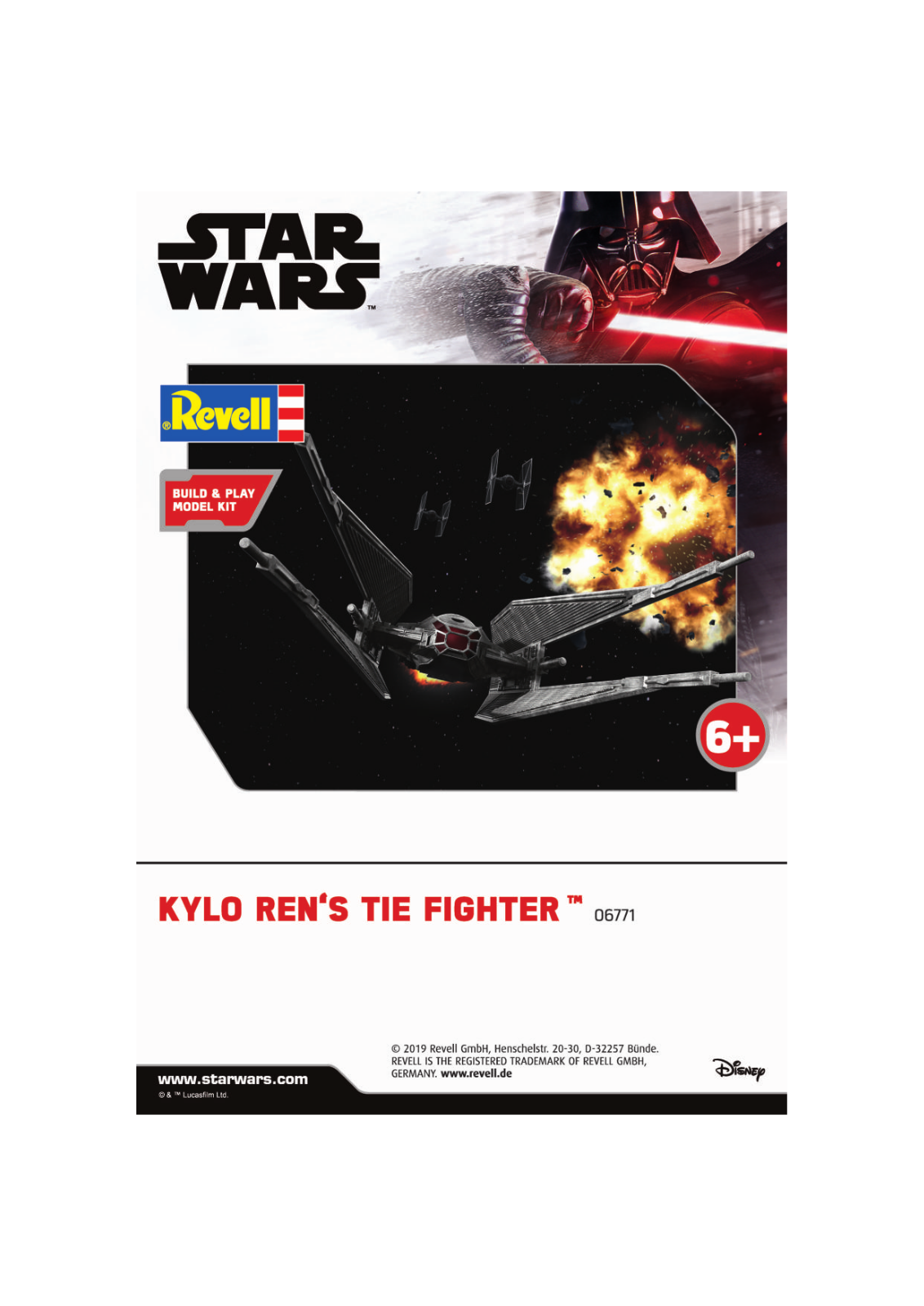 Revell Star Wars Kylo Ren's TIE Fighter Service Manual