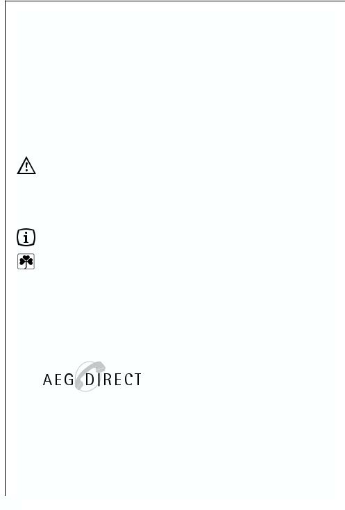 AEG AG78850-5I, AG98850-5E User Manual