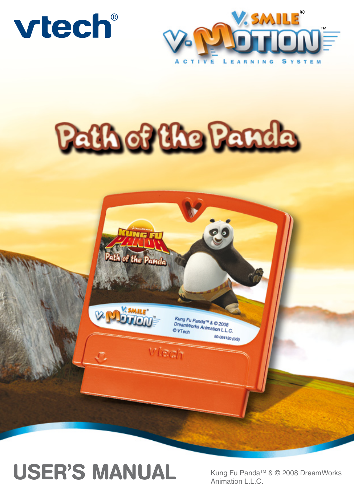 Vtech V.SMILE V-MOTION KUNG FU PANDA User Manual