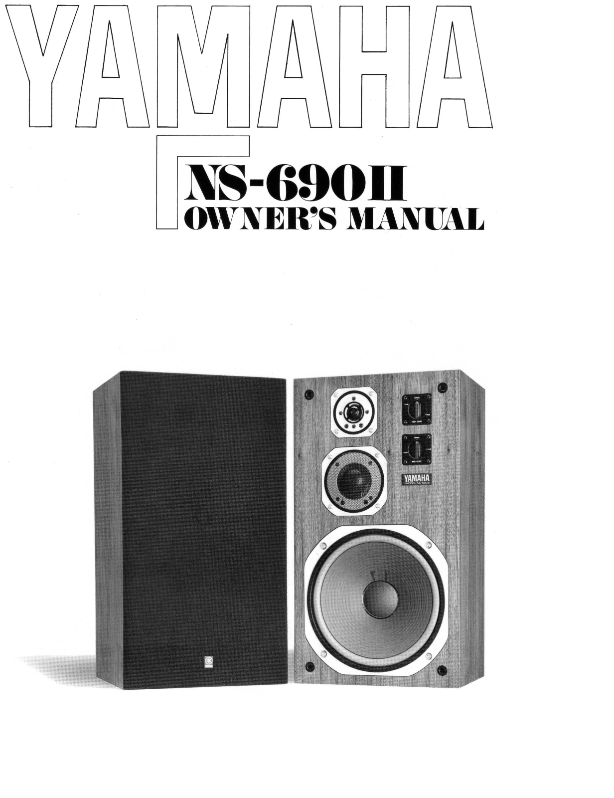 Yamaha NS-690 Mk2 Owners manual