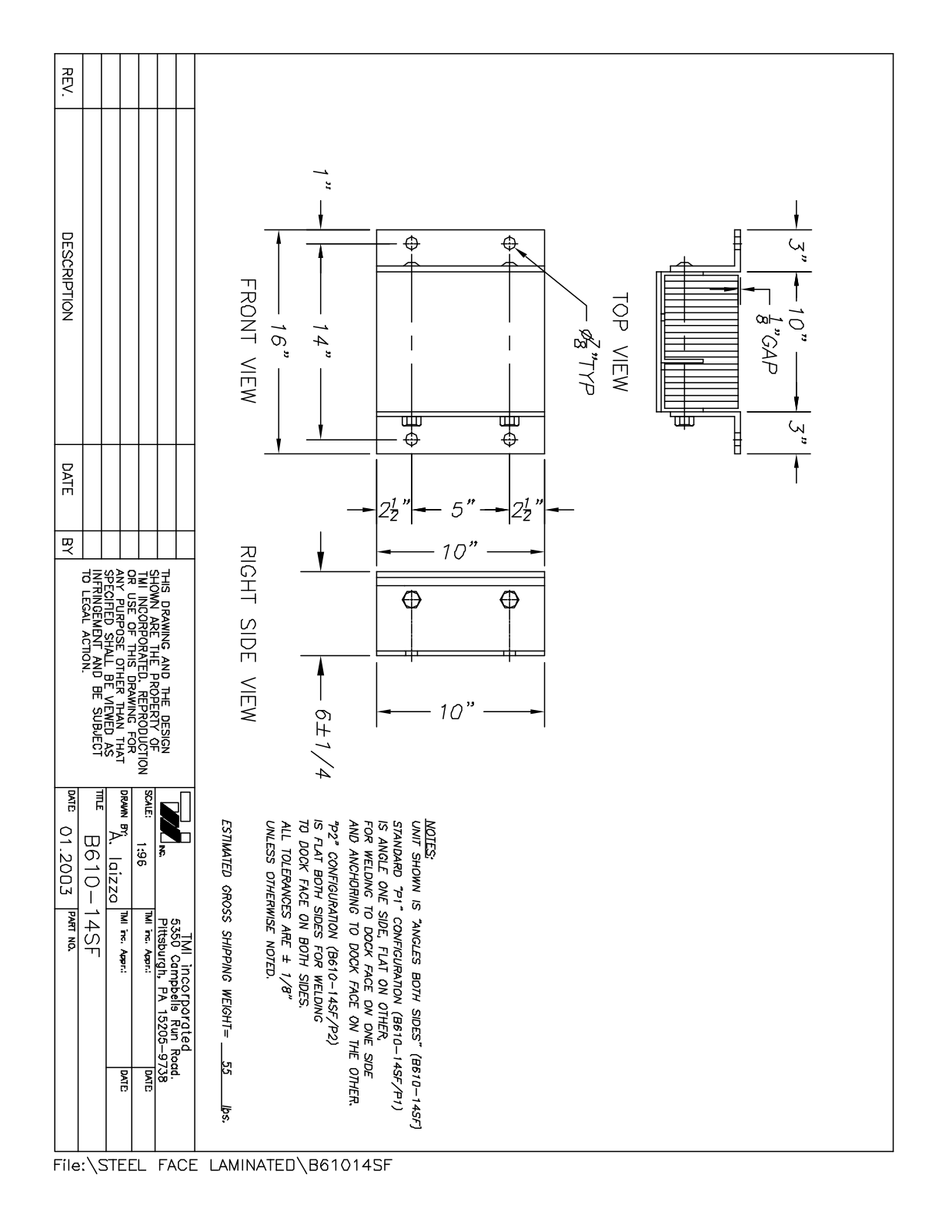 Tmi B61014SF User Manual