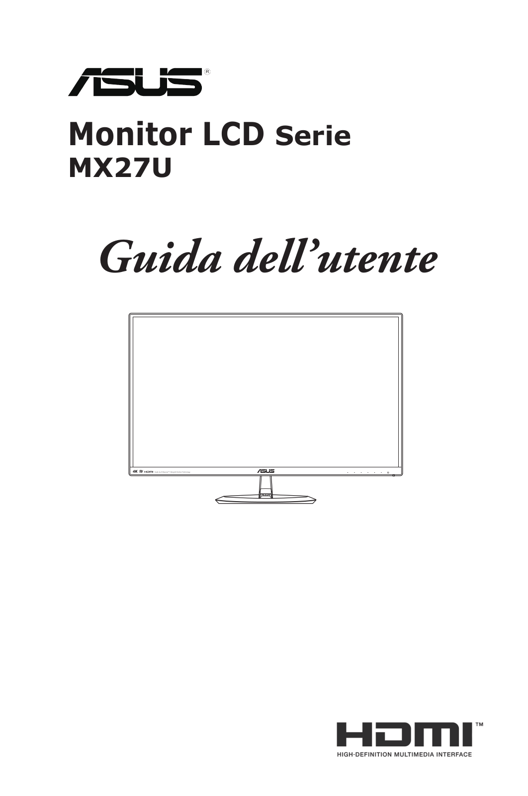 Asus MX27UQ User’s Manual