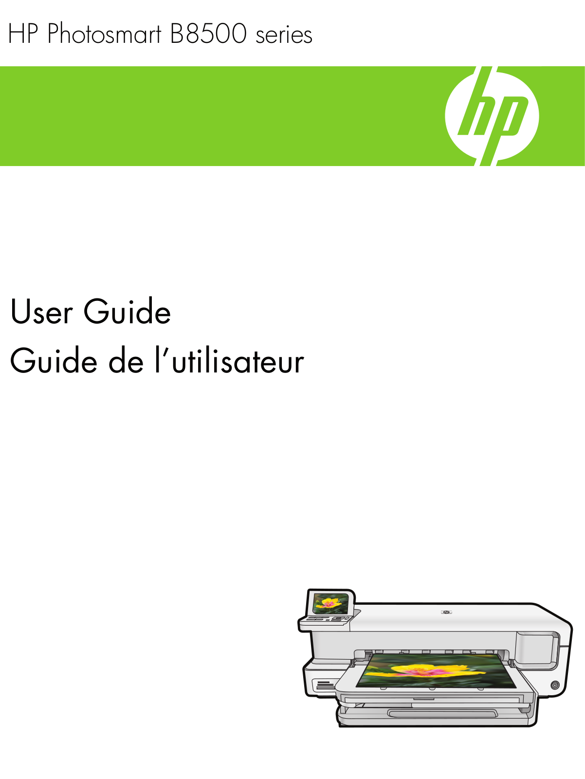 HP PhotoSmart Pro B8550 User Manual