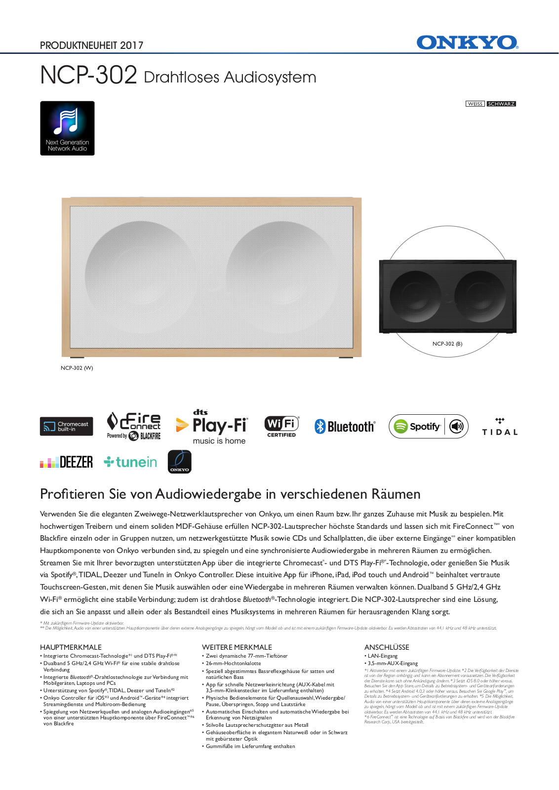 Onkyo NCP-302 User Manual