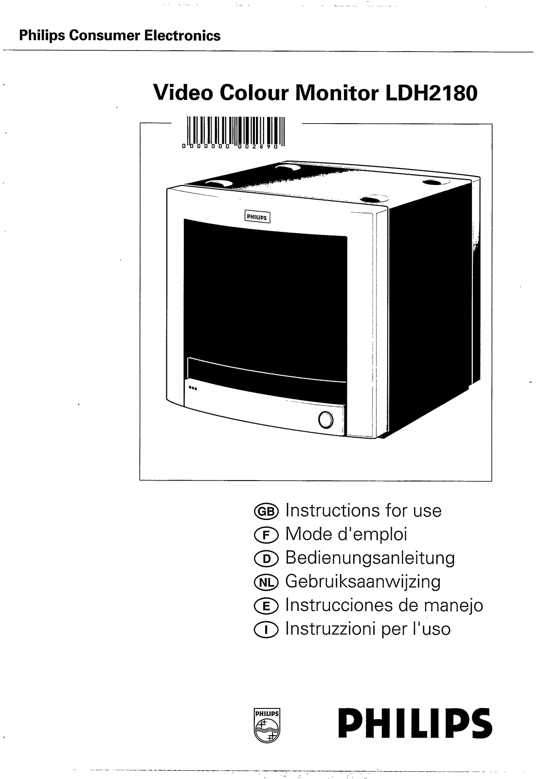 Philips LDH2180/00 User Manual