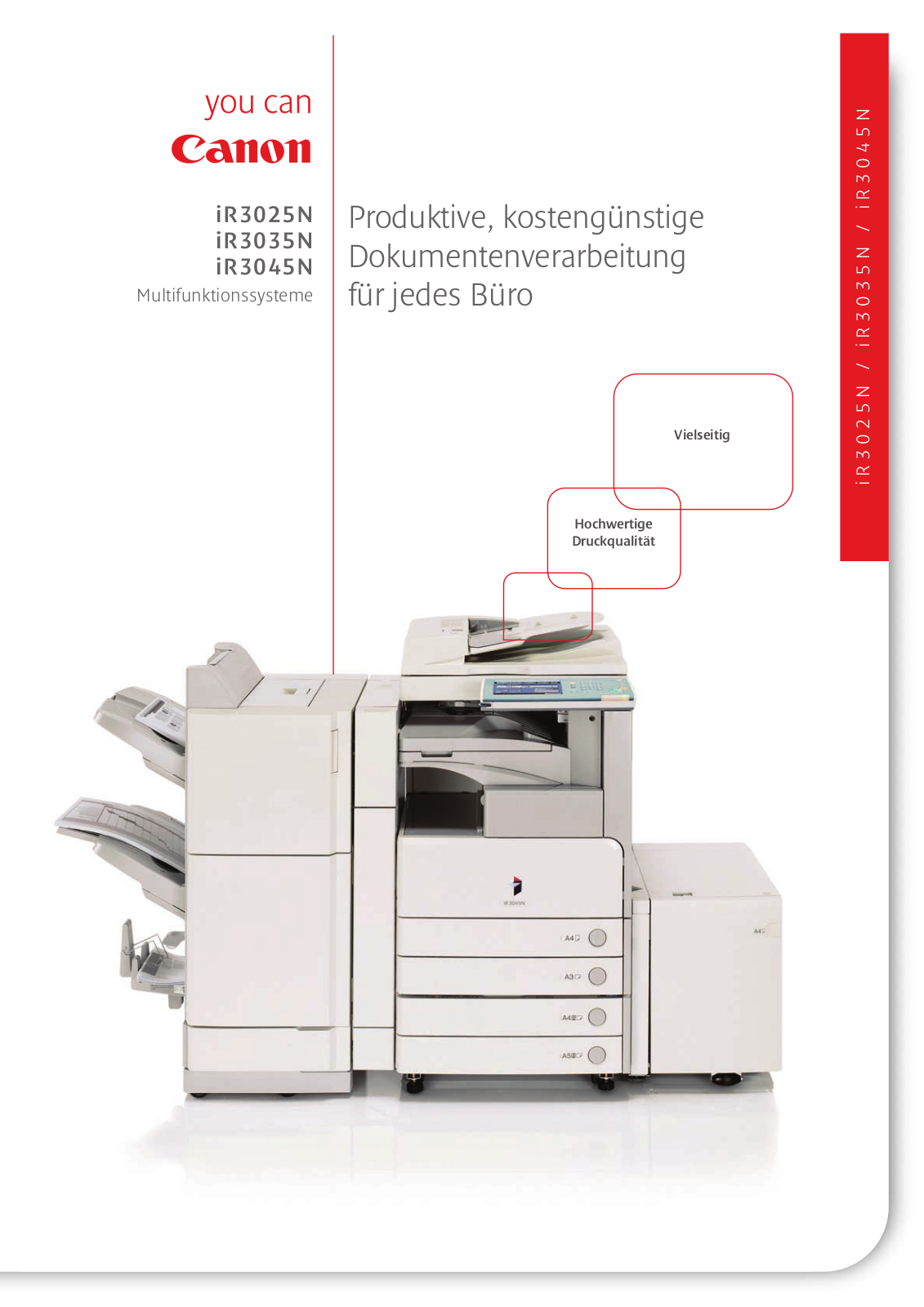 Canon IR 3035N, IR 3045N, IR 3025N BROCHURE