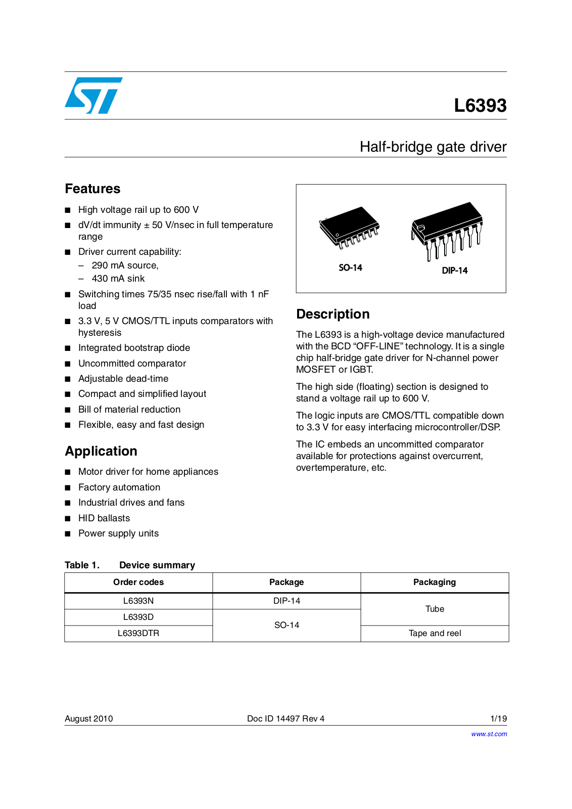 ST L6393 User Manual