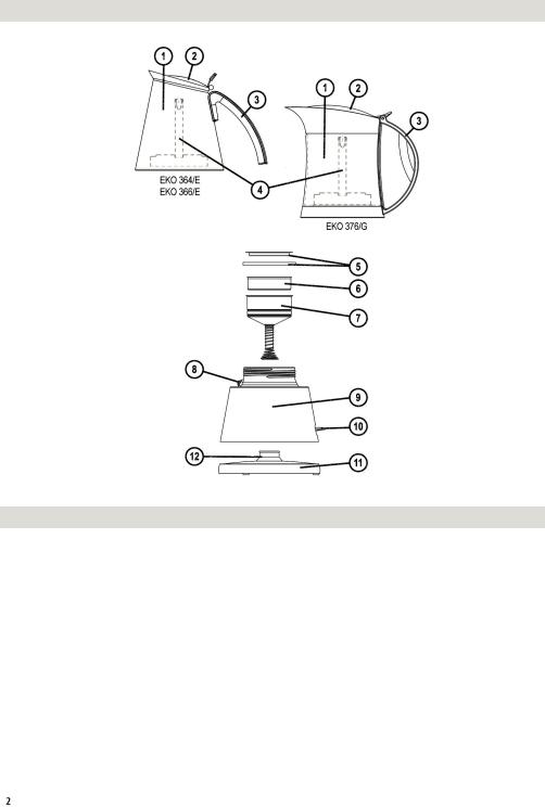 Rommelsbacher EKO 364/E, EKO 366/E, EKO 376/G User guide