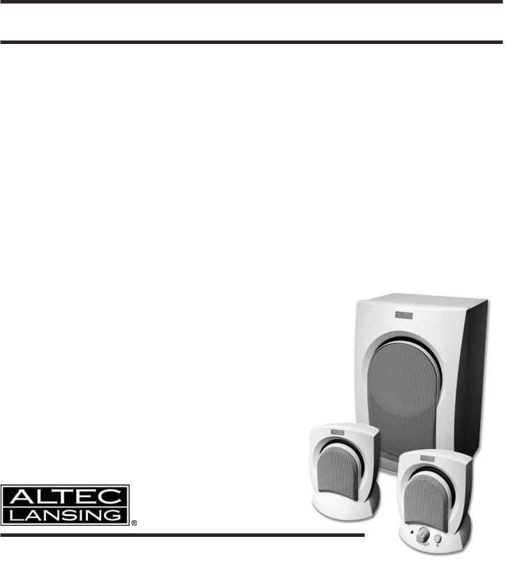 Altec Lansing AVS300 User Manual