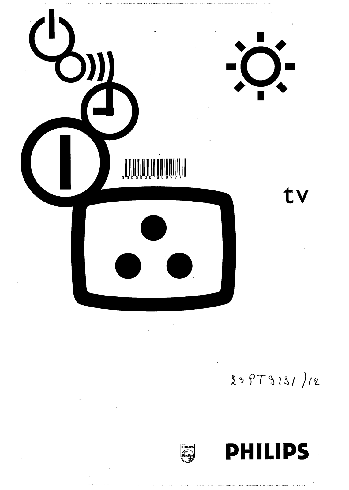 Philips 29PT9131/12 User Manual