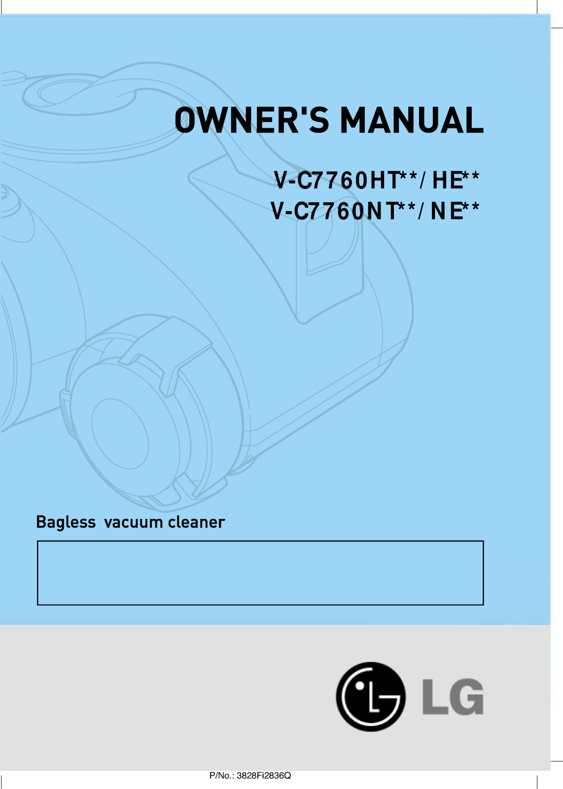 LG VTC7760HEQ Owner's Manual