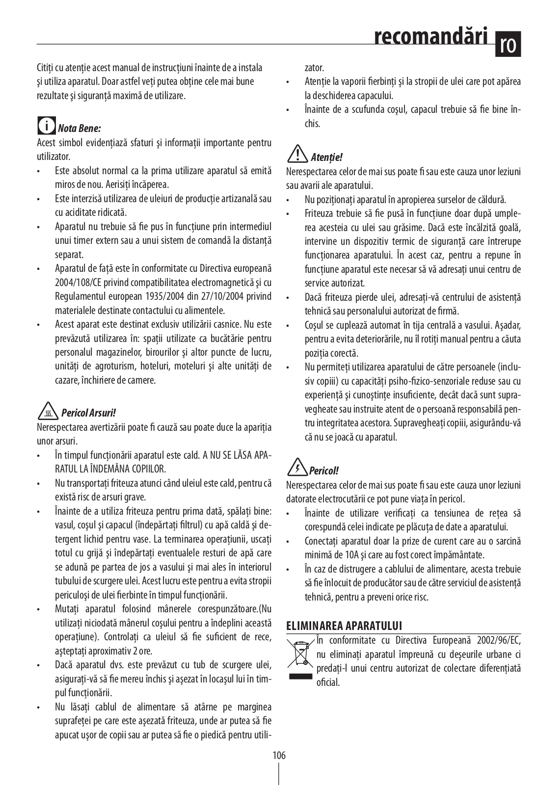 Delonghi F38436 Instruction manuals