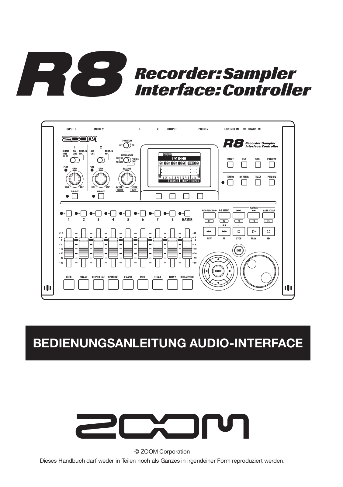 Zoom R8AI User Manual