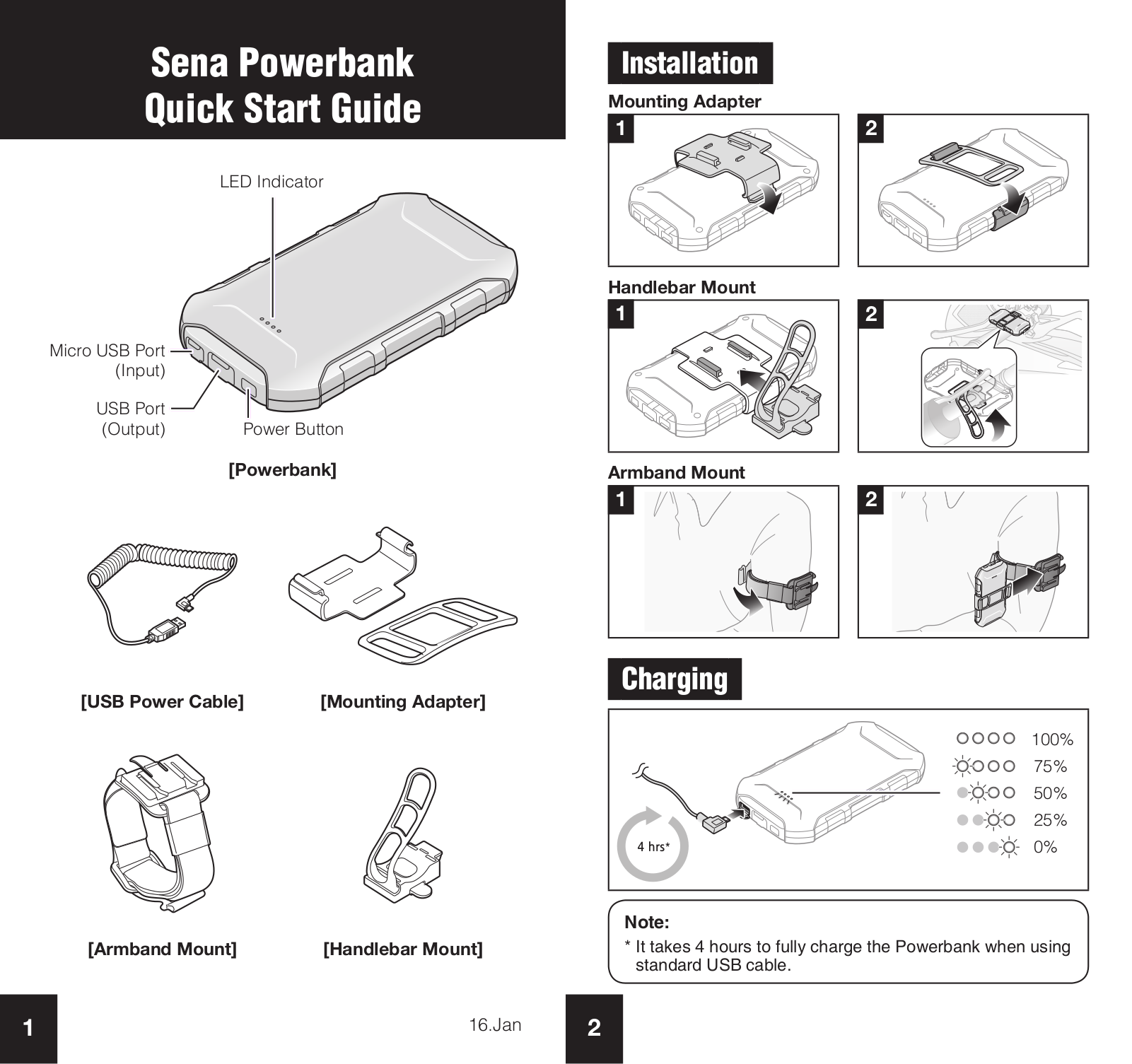 Sena Powerbank User Manual